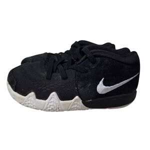 Nike Kyrie 4 TD Black White 6C Toddler Basketball Sneakers Tennis Shoes